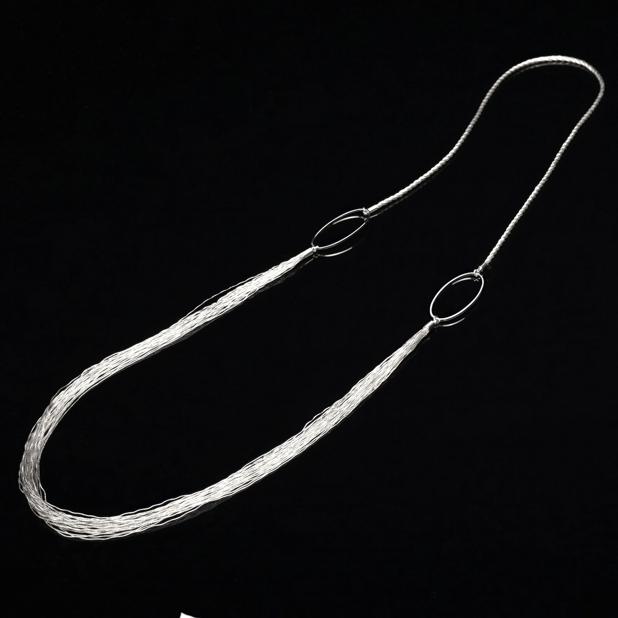 和の彩　金銀糸ネックレス/ペンダントの商品写真です。型番：658-874 画像その1