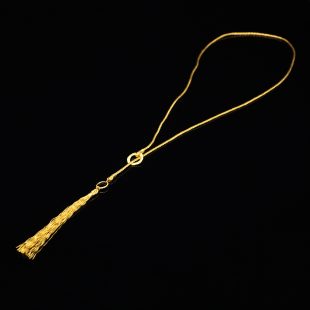 和の彩　金銀糸ネックレス/ペンダントの商品写真です。型番：658-922 画像その1