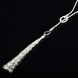 和の彩　金銀糸ネックレス/ペンダントの商品写真です。型番：658-923 画像その2