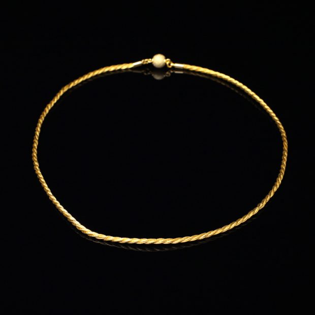 和の彩　金銀糸ネックレス/ペンダントの商品写真です。型番：658-967 画像その1