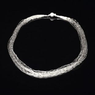 和の彩　金銀糸ネックレス/ペンダントの商品写真です。型番：658-971 画像その1